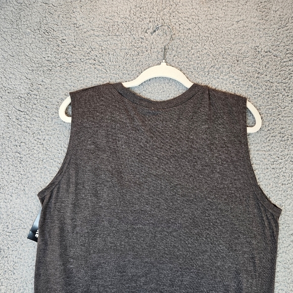 On Fire Black Is Beautiful Charcoal & White Graphic Tie Front T-Shirt Sz 3X. - Picture 7 of 8